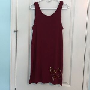 FSU Burgundy Sleeveless Dress